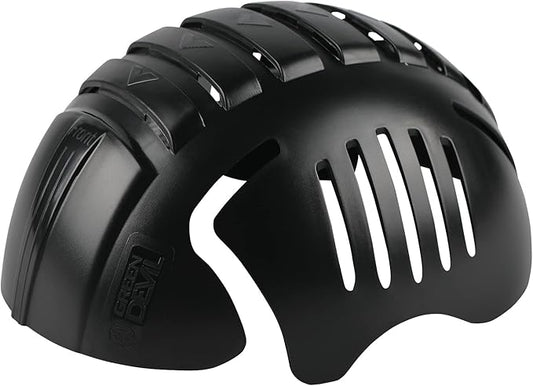 GREEN DEVIL Universal Bump Cap Insert for Baseball Caps Vented Lightweight Safety Bump Hat Insert 1-Pack Black